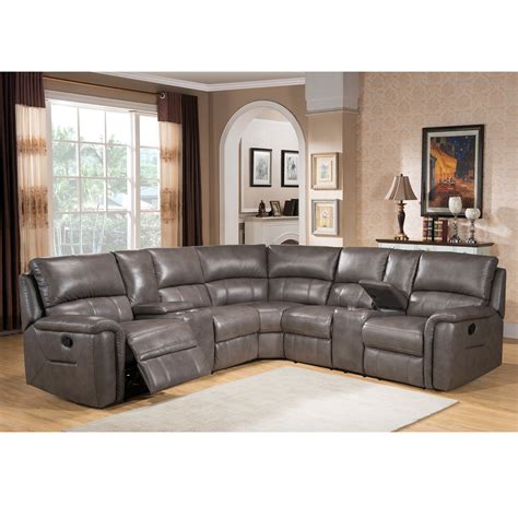 6150 Nevada Black Sectional. . Overstock sectional